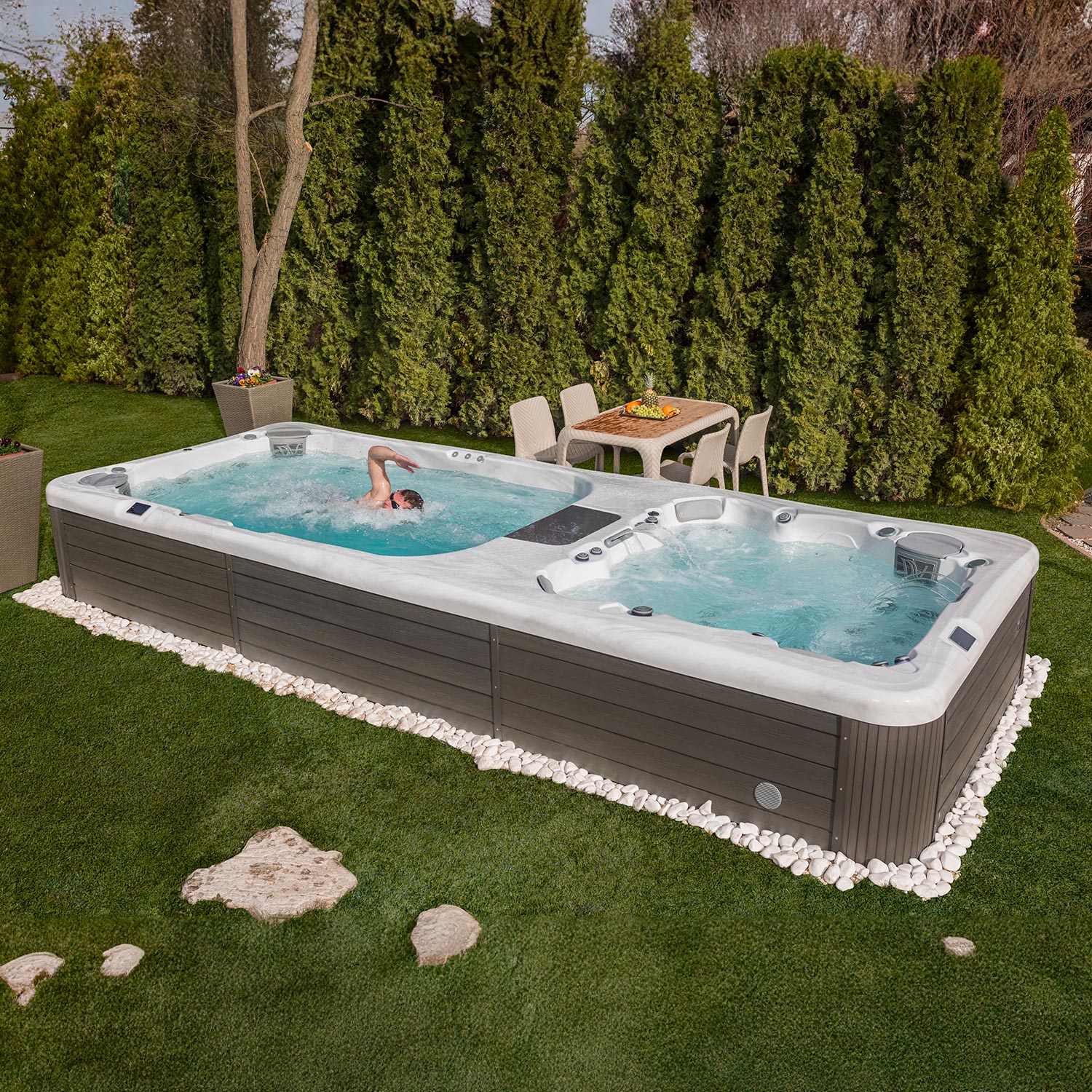 Wellis Swimline spa de inot, jacuzzi